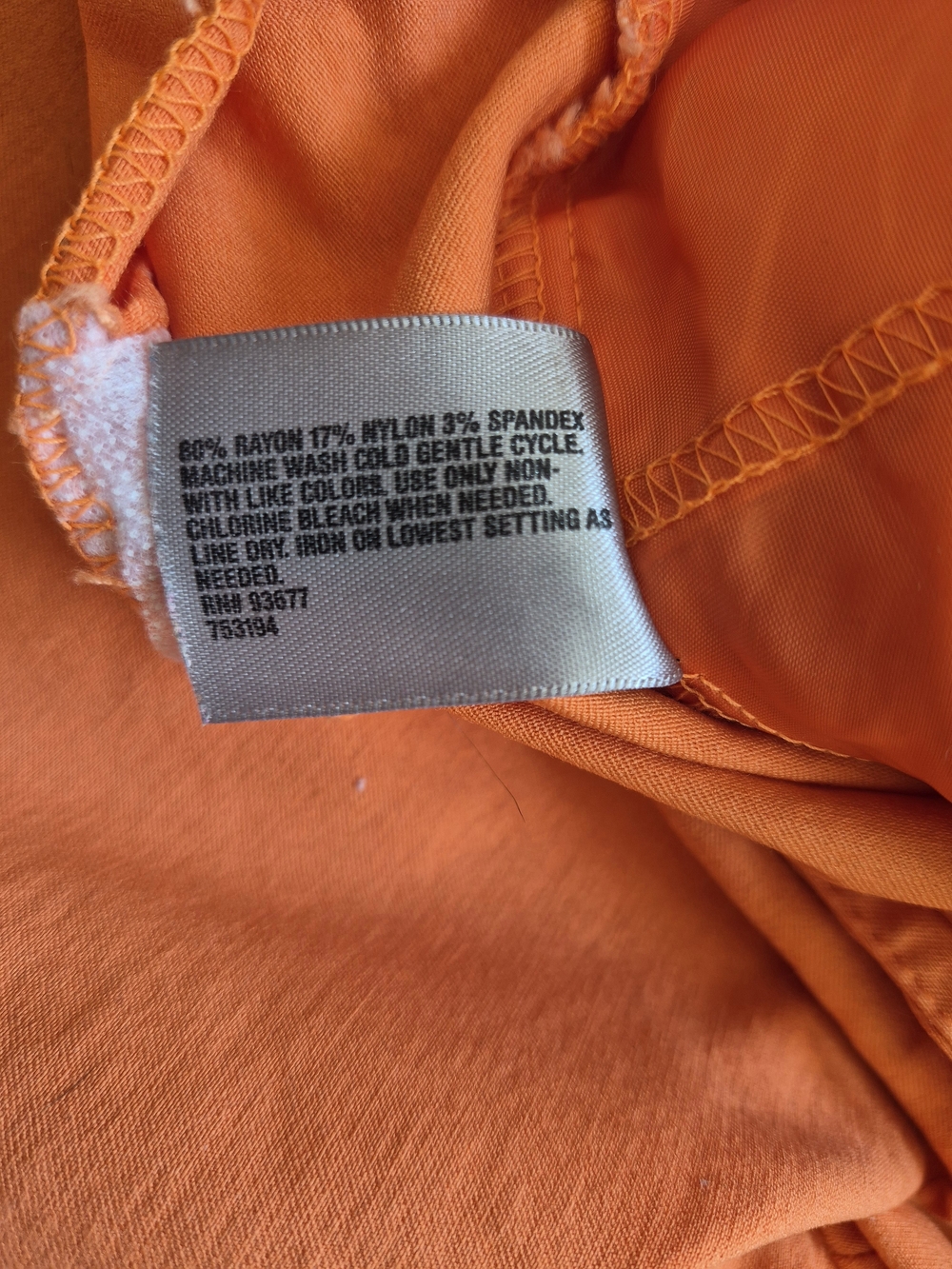 Worthington Orange Slim Straight Chinos - Picture 8 of 8
